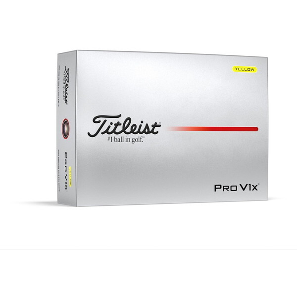 日本正規品 PRO V1X ボール 2025年モデル イエロー 1ダース(12個入り)
