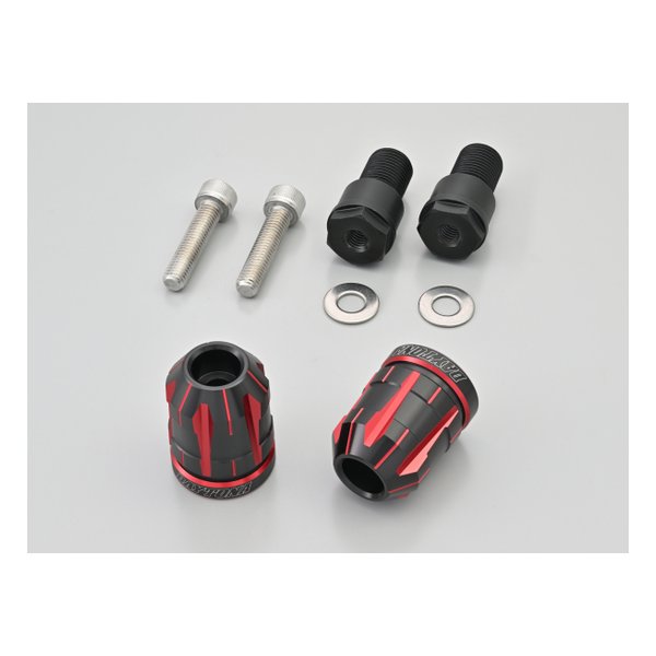 バーエンド ヤマハ M16 用 TECHNO レッド 42220