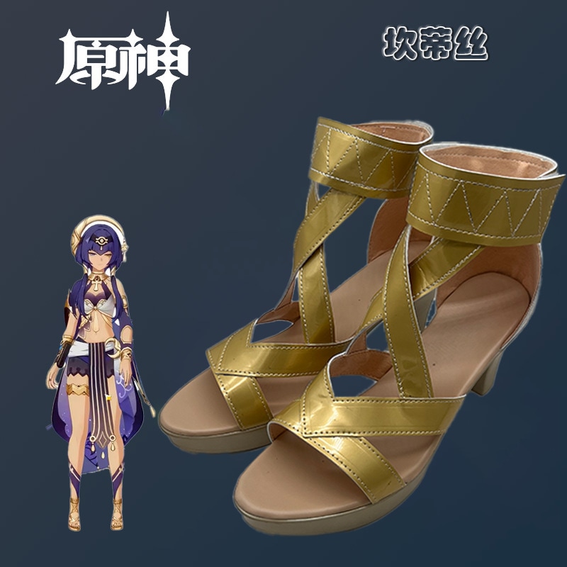 原神インパクトキャンディスシューズガールロリ漫画コミック展示会マッチングパフォーマンスレディースサンダル