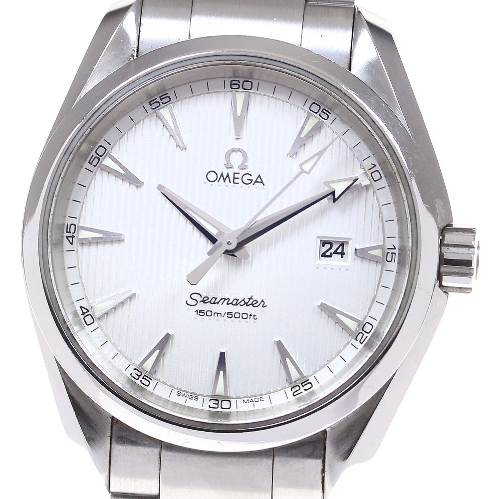 オメガ OMEGA 231.10.39.61.02.001 シーマスター アクアテラ デイト クォーツ メンズ 保証書付き_862536【中古】 292,300円