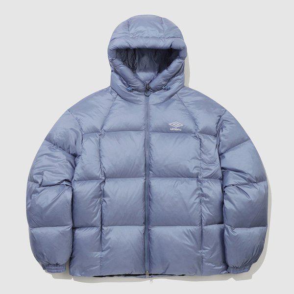 フェザーフレックス ブランケット フード付き マスコビーダックダウンジャケット NIGHT BLUE UQ423CDJN2 NBL0