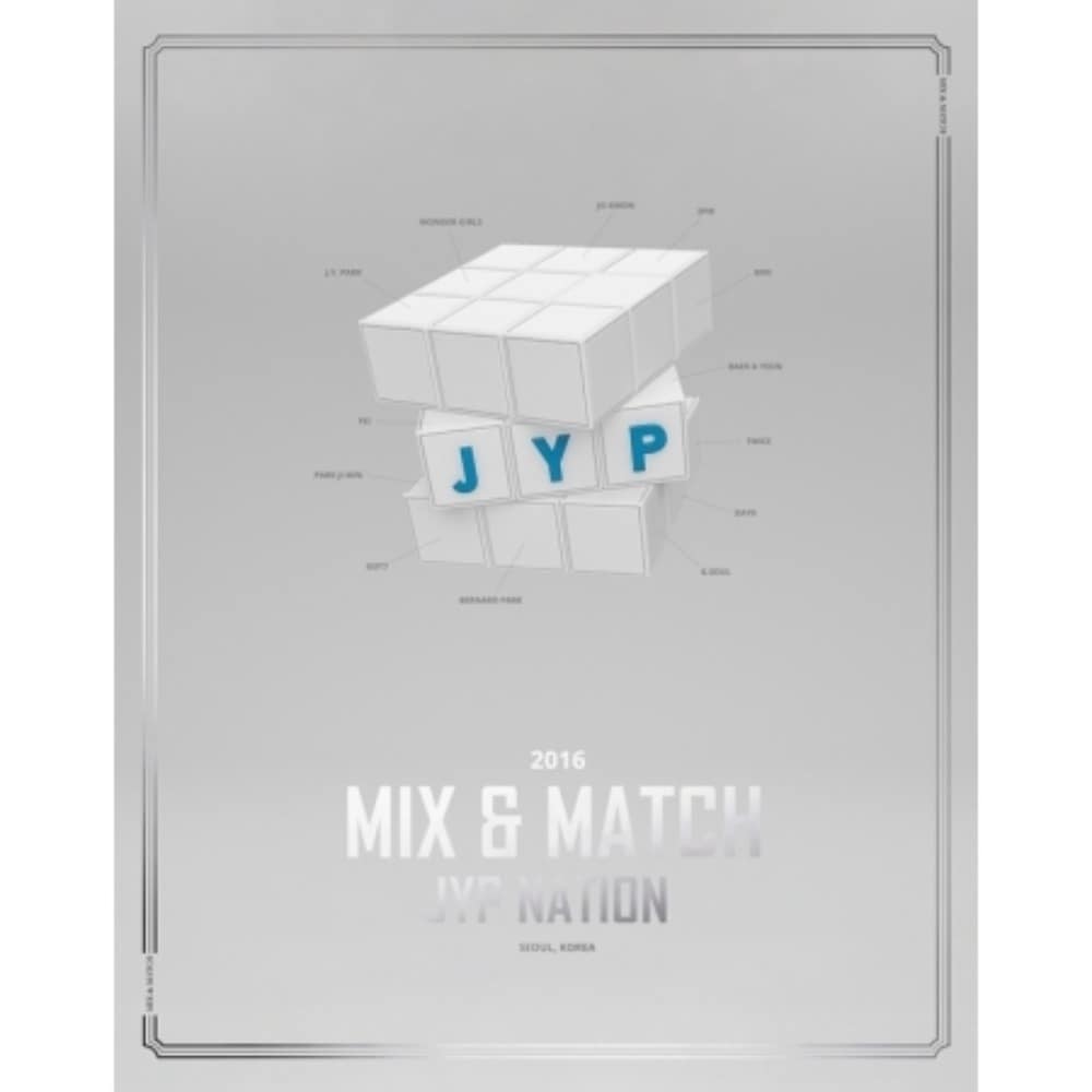 (未開封新品) JYP Nation - JYP Nation Korea 2016 Mix&Match フォトブック (2AM/GOT7/ミスエー/TWICE)