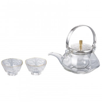 HARIO ハリオ 冷酒器 八角地炉利 グラスセット 360mL 2合グラスセット IDSG-2004-ESV