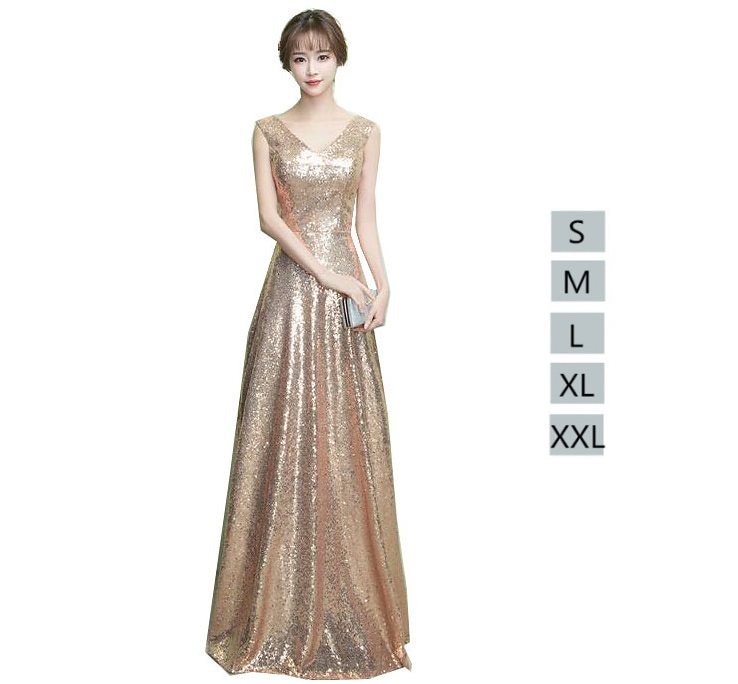 Ｖネックマーメイドドレス マキシ丈ワンピース ロングドレス お呼ばれドレス パーティードレス スパン