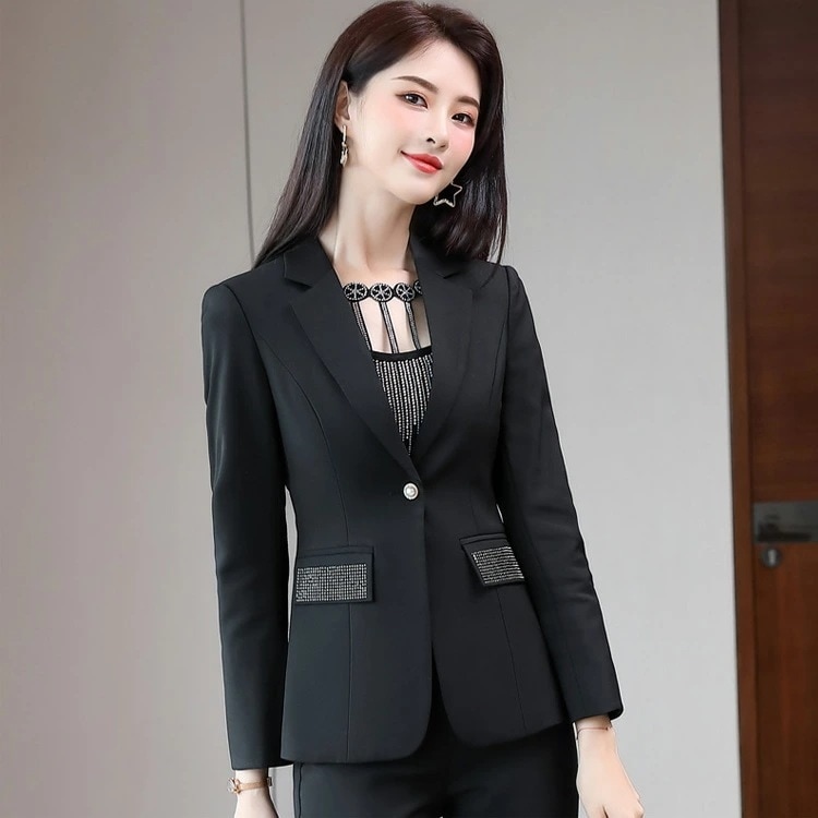 スーツ レディース パンツスーツ 30代 40代 結婚式 入学式 卒業式 ママ オシャレ スーツ ベージュ ブラック 赤 パールボタン エレガント 2点セット スーツセット ワイドパンツ 着痩せ 大き