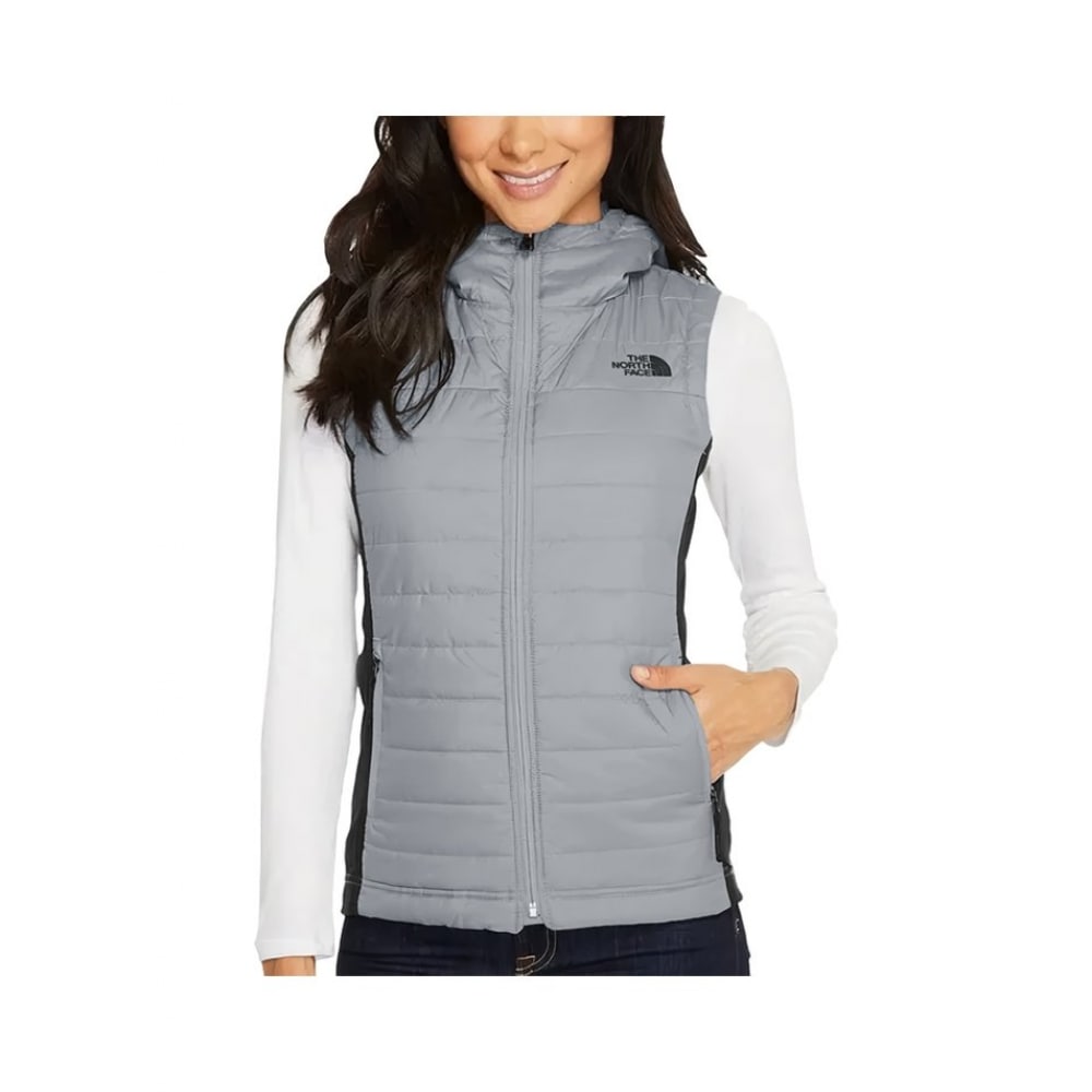 North Face レディースパッド入りフード付きベスト