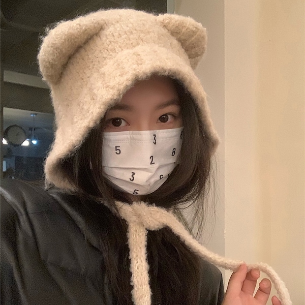 Yuria_Mrs様♡リクエスト 2点 まとめ商品 くま耳ニット帽 Yuria_Mrs様♡リクエスト 2点 まとめ商品 くま耳ニット帽