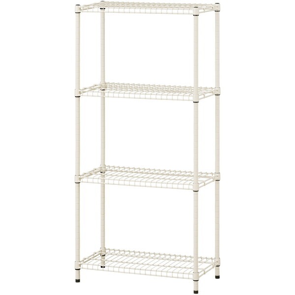 SEC-590 ベージュ カラースチールシェルフ ラック小 メーカー直送