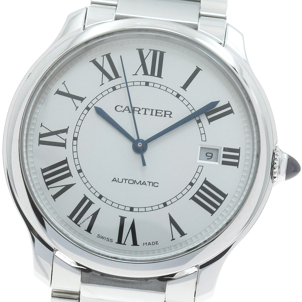 カルティエ CARTIER WSRN0035 ロンドマスト ドゥ カルティエ デイト 自動巻き メンズ 美品 _879242【中古】