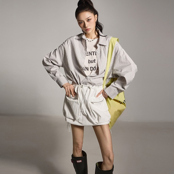 D5273 シャツ ワンピース 12,697円