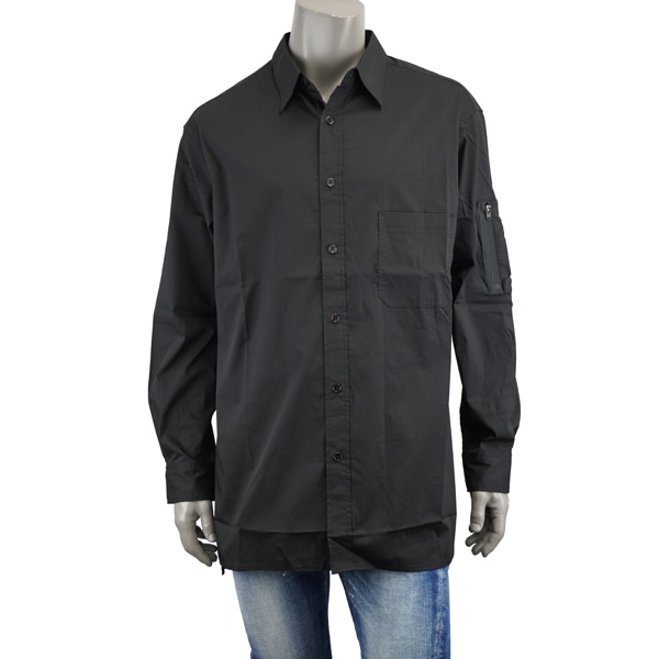 Y-3 ワイスリー SC LS SHIRT ロゴ 長袖シャツ/KS7649 BLACK