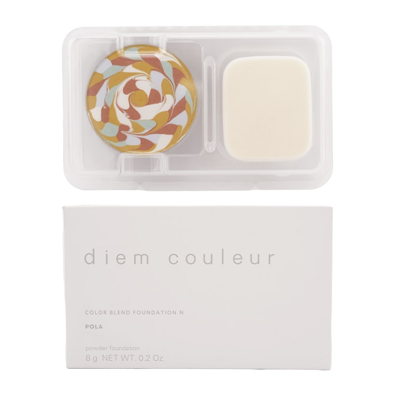 ディエム クルール カラーブレンドファンデーションN N4 リフィル 8g SPF15 PA++ 無香料 パフ付き 詰め替え用 [ギフトラッピング対応]
