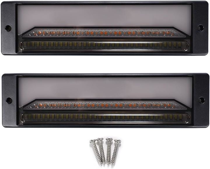 12-24V兼用 左右セット LED テールランプ 流れるウインカー シーケンシャル ブレーキ ライト リア スモール(スモーク)