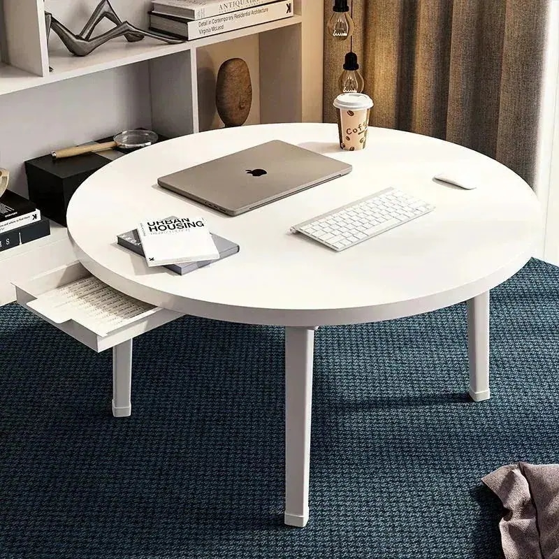 【20点セット】急速出荷折りたたみテーブル ローテーブル ラウンド 折りたたみテーブル パソコンデスク サイドテーブル ミニテーブル アウトドア 在宅ワーク 丸型165738