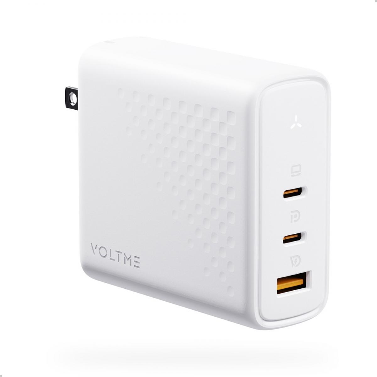 ボルトミー VOLTME PD3.1対応 充電器 140W Type-C×2ポート ＋ Type-A×1ポート Revo 140 PD3.1 ホワイト 白 V2106 急速充電器