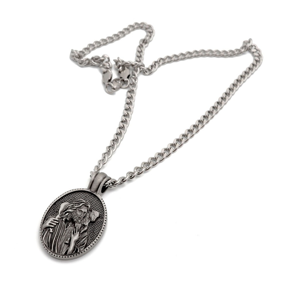 ゴシックトップネックレス キリスト [n452-03]