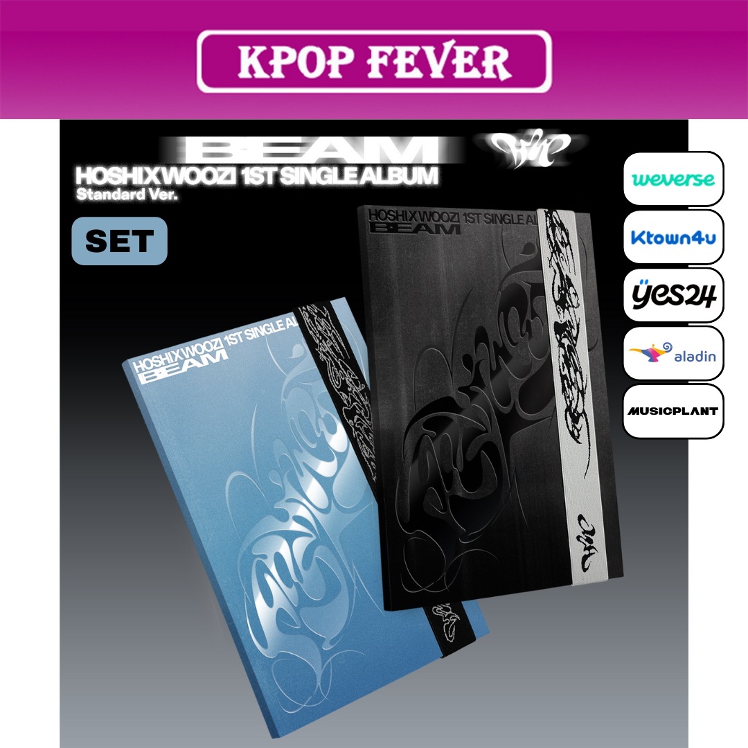 2種セット [online特典] SEVENTEEN HOSHI X WOOZI [BEAM] 1st Single Album / Standard Photobook ver