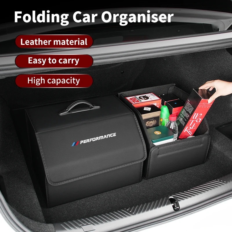 BMW X1 X2 X3 X4 X5 X6 X7 G20 G30 6G 専用 車内トランク収納ボックス レザー工具ケース 高容量スクラッチ防止バッグ 輸入品
