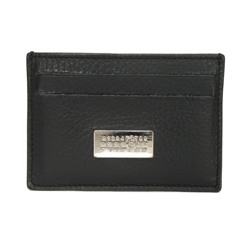 【中古】Maison Margiela カードケース 現行 グレイン カーフ パスケース ナンバリング カードホルダー MM6 SA5UI0013 P8336 T8013