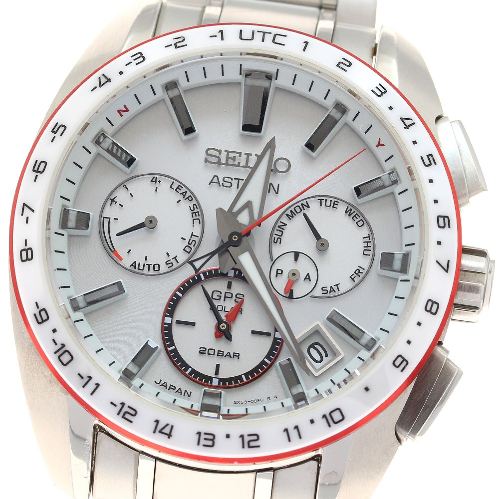 セイコー SEIKO SBXC091/5X53-0BH0 アストロン グローバルライン スポーツ 5X 国境なき医師団 ソーラー電波 メンズ 箱・保証書付き_911771【中古】