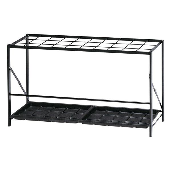 K-F92T 折り畳み式傘立て ブラック メーカー直送