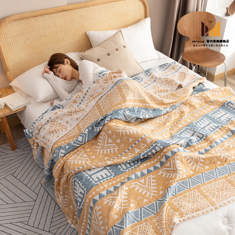 ガーゼケット 綿100％ 3重ガーゼケット シングル ダブル 夏用 綿毛布 タオルケット コットン おしゃれ ブランケット ナチュラル 夏掛け 肌掛け 涼感 吸湿 通気 柔らか肌触り 寝具 オールシー