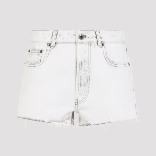 MIU MIU Women Straight Pants GWP602SOOO 183T F0009 BIANCO