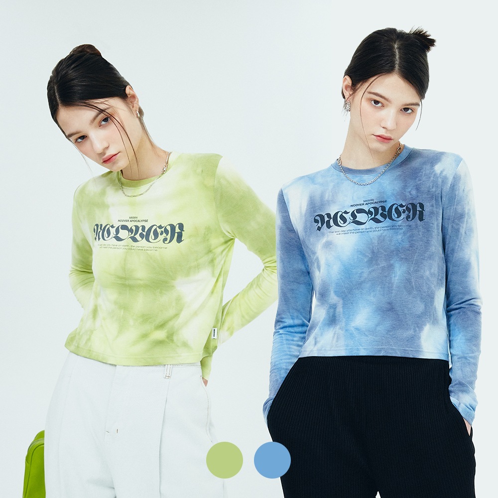 ROMAN TYPO TIEDYE LONG SLEEVE-2COLOR