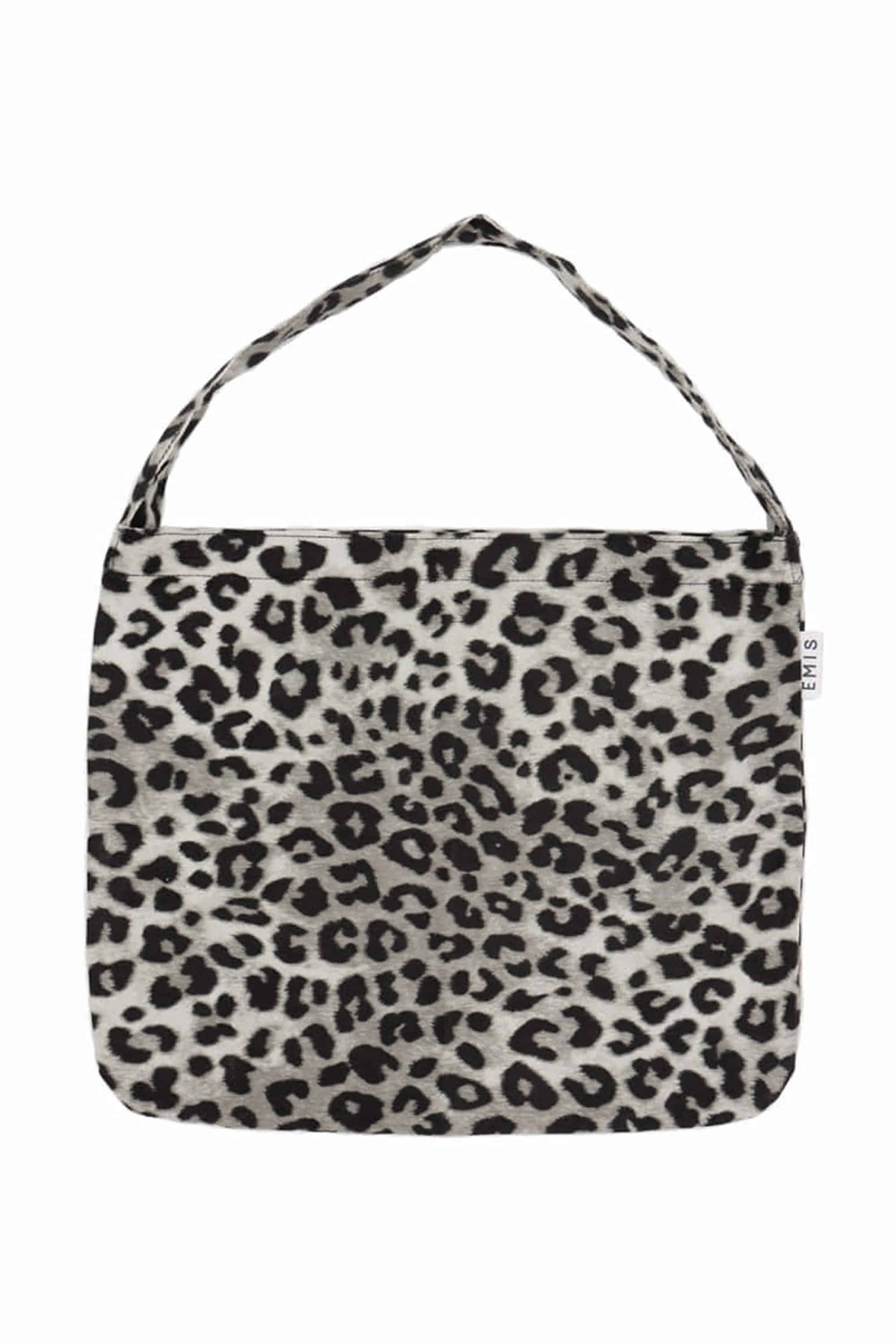 【EMIS】 NEW LEOPARD CORDUROY ECO BAG : GRAY