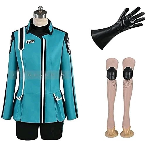 ワールドトリガー WORLD TRIGGER 雨取 千佳 あまとり ちか コスプレ衣装風 （ウィッグ靴別売り）
