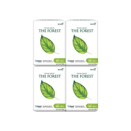 予知美人 森の中の物語 中型 36個 x 4パック コストコ やさしい 生理用ナプキン 吸収力 大量 大容量