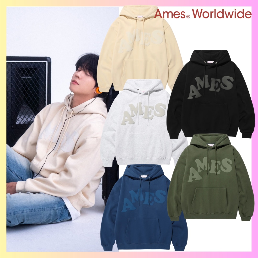 [チェジョンヒョプ着用] BIG TYPO HOODIE - 5色 韓国ファッション オーバーサイズ スウェット レディース スウェット + FREE OMAKE