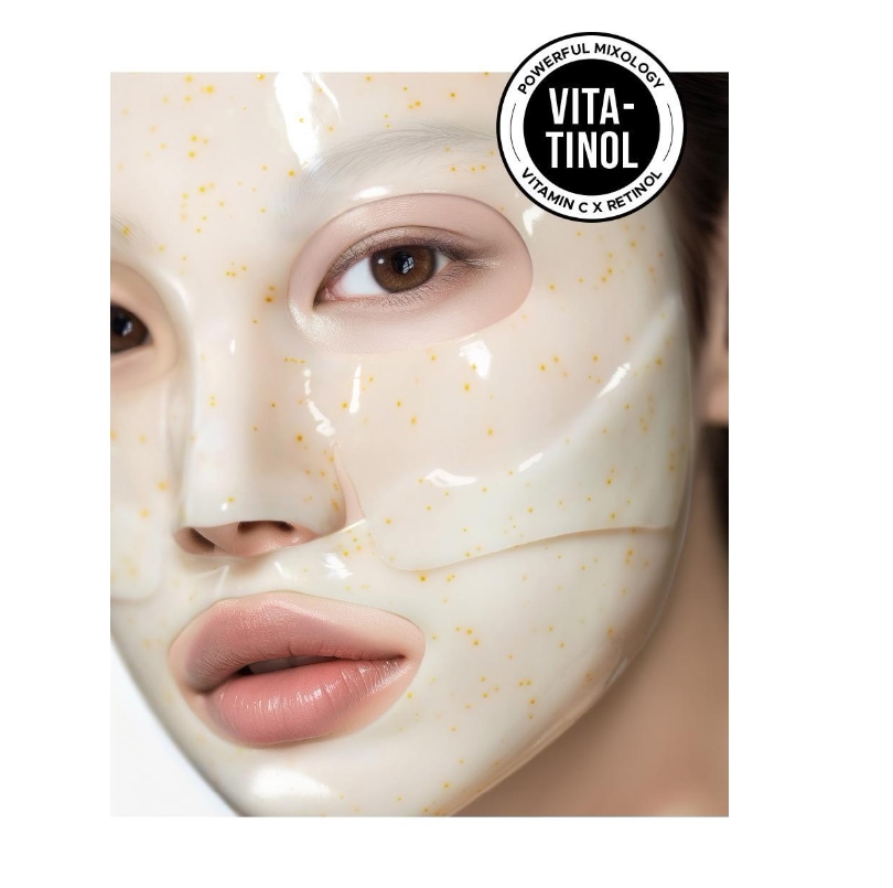 ビタチノール セラム メガショットゲルマスク 6+2企画 エッセンス一本を顔に~！！