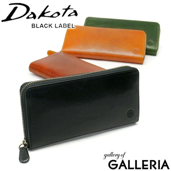 限定キーホルダー付 長財布 Dakota BLACK LABEL エティカ 財布 ラウンドファスナー ラウンドファスナー長財布 本革 小銭入れ付き シンプル メンズ レディース 0620313