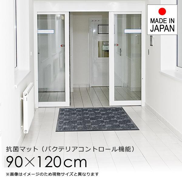 玄関マット ドアマット 抗菌 吸水 抗菌剤 細菌対策 増殖抑制 滑り止め ずれない 病院 医療施設 老人ホーム 介護施設 防炎 日本製 90×120cm