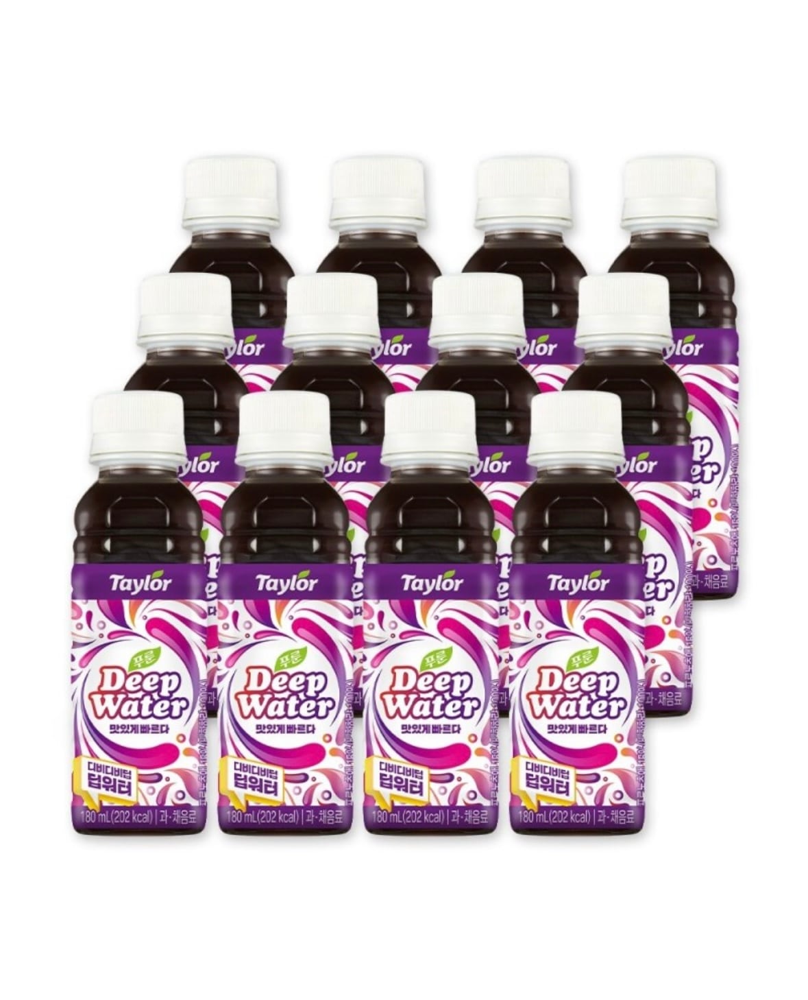 【即日発送】[Taylor ]プルーン ディープウォーター 180ml 12個 便秘 ダイエット飲料 快便 deep water 無料配送