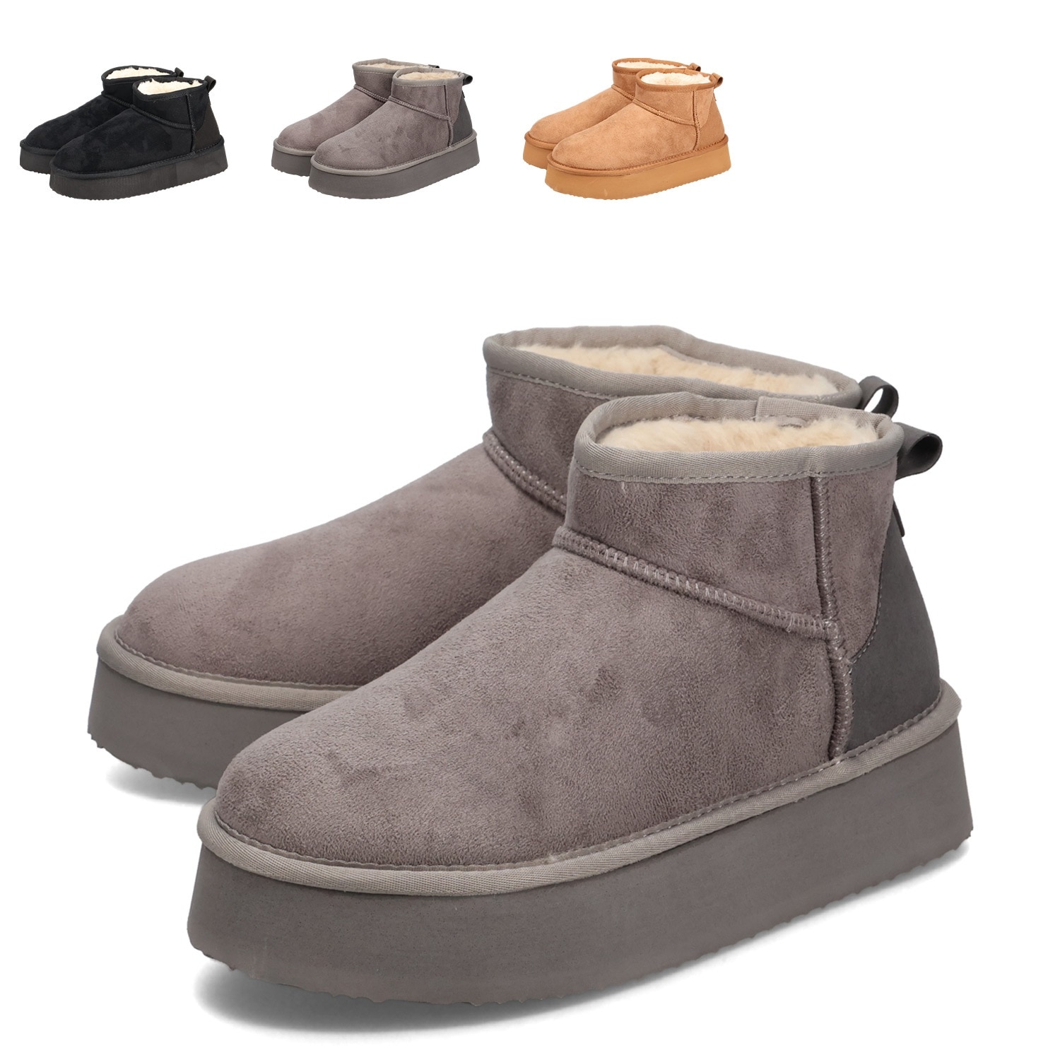 ムートンブーツ フェイクファー リラックス ルームシューズ レディースSHL-243017 6,029円