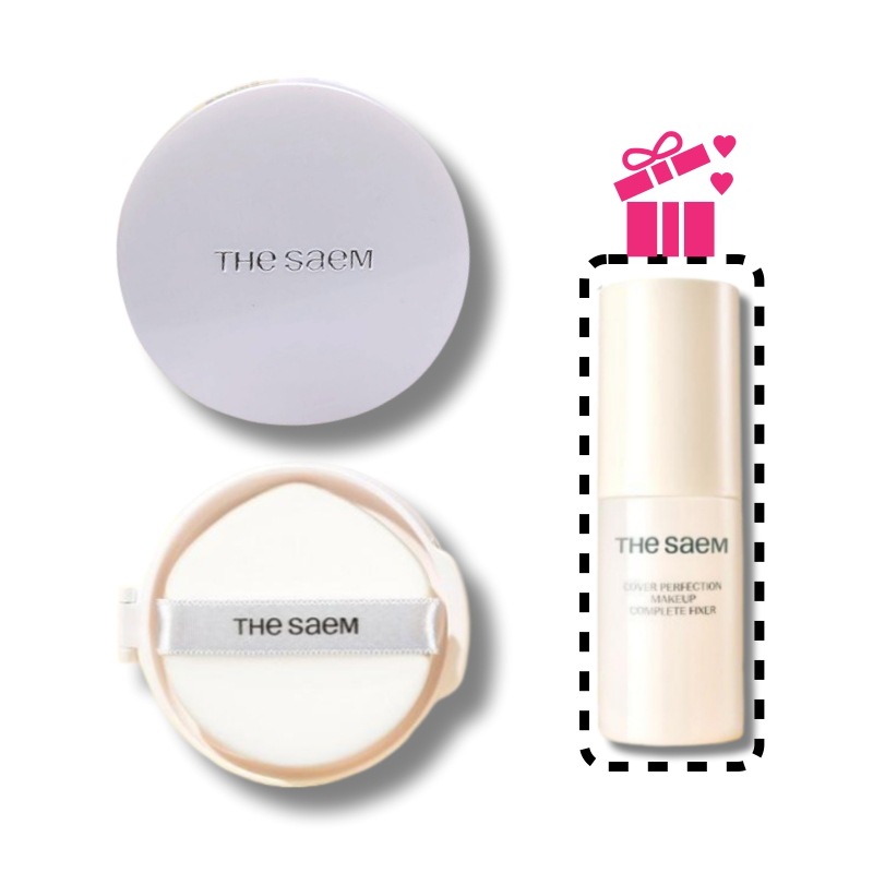 [本品+リフィルセット]スキン パーフェクション グルタチオン トーニング クッション 本品12g×1個+リフィル12g×1個 SPF50+ PA+++ GIFTメーキャップフィクサー35ml