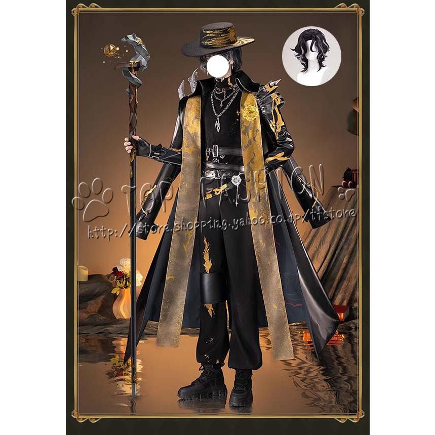【工場直売 品質保証】IdentityV 第五人格 風 隠者 隠者 アルヴァ・ロレンツ 薄い金 コスプレ衣装 ウィッグ 靴 cosplay コスチューム 演出服アニメ変装仮装 ハロウィン クリスマス