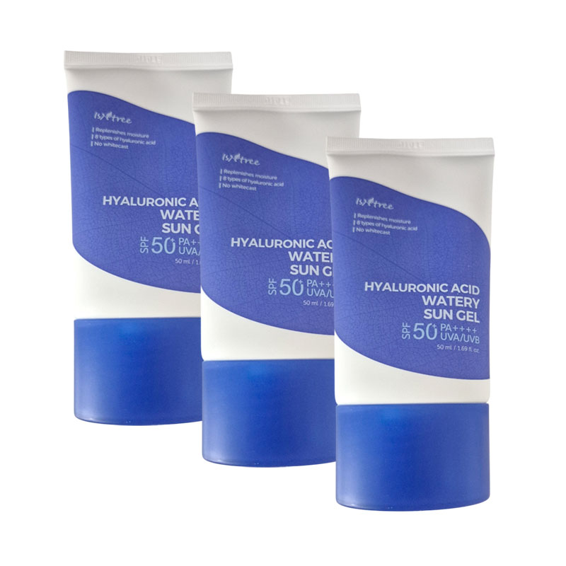 ヒアルロン酸ウォーターリーサンジェルSPF50+ PA++++50ml3個