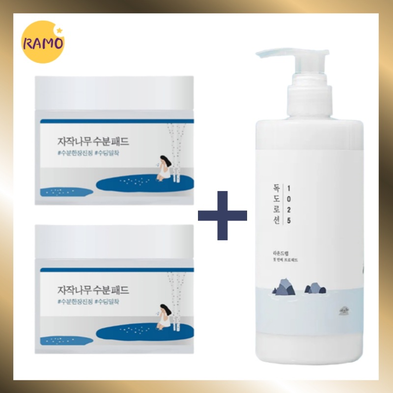 韓国1位/シラカバ水分パッド 80枚+80枚+1025独島ローション 400ml/水分チャージ スキンケア 保湿 敏感肌 デイリー 水分ケア 乾燥肌