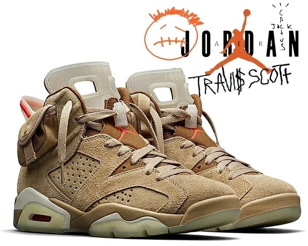 エアジョーダン6 スペシャル トラビススコット dh0690-200 ブリティッシュカーキ