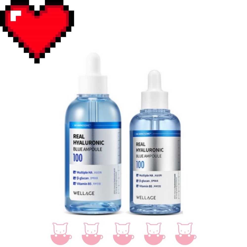 [100ml+75ml] リアル ヒアルロニック ブルー 100 アンプル セット//韓国人気/韓国コスメ/韓国人気美容液/韓国美容液/おすすめ美容液