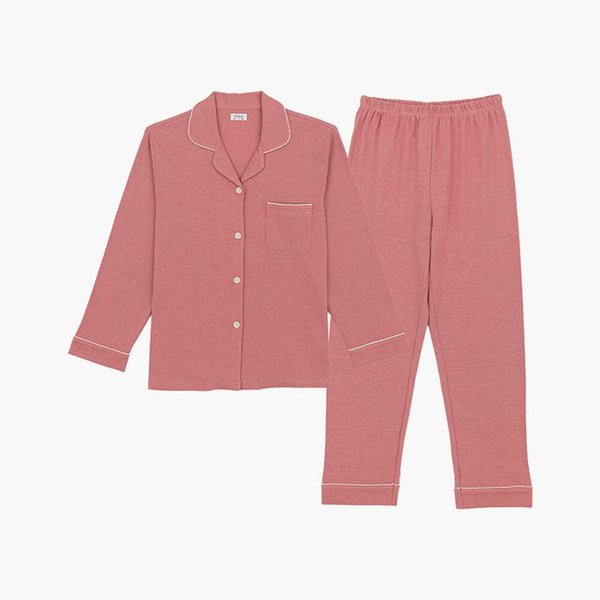 高級純綿両面ニット女性長袖パジャマセットNNG2020 8,059円