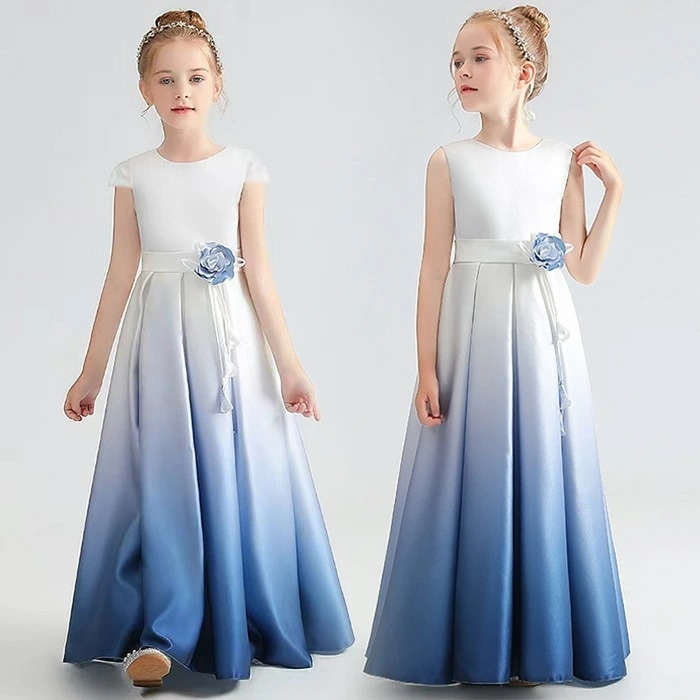 激安販売！高級豪華ドレス 子供ドレス 発表会ドレス ジュニアドレス 女の子 ロングドレス コンクール ドレス 子供ドレス ワンピース ピアノ 子どもドレス 発表会 結婚式 キッズドレス 160 150