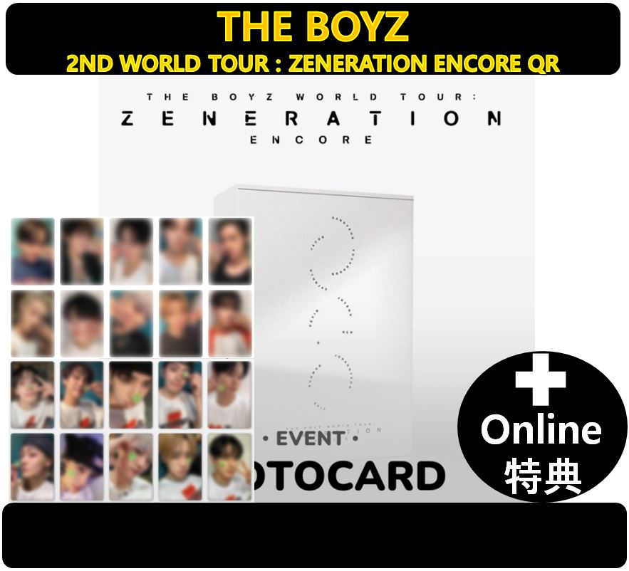 【online特典】 THE BOYZ - 2ND WORLD TOUR ZENERATION ENCORE