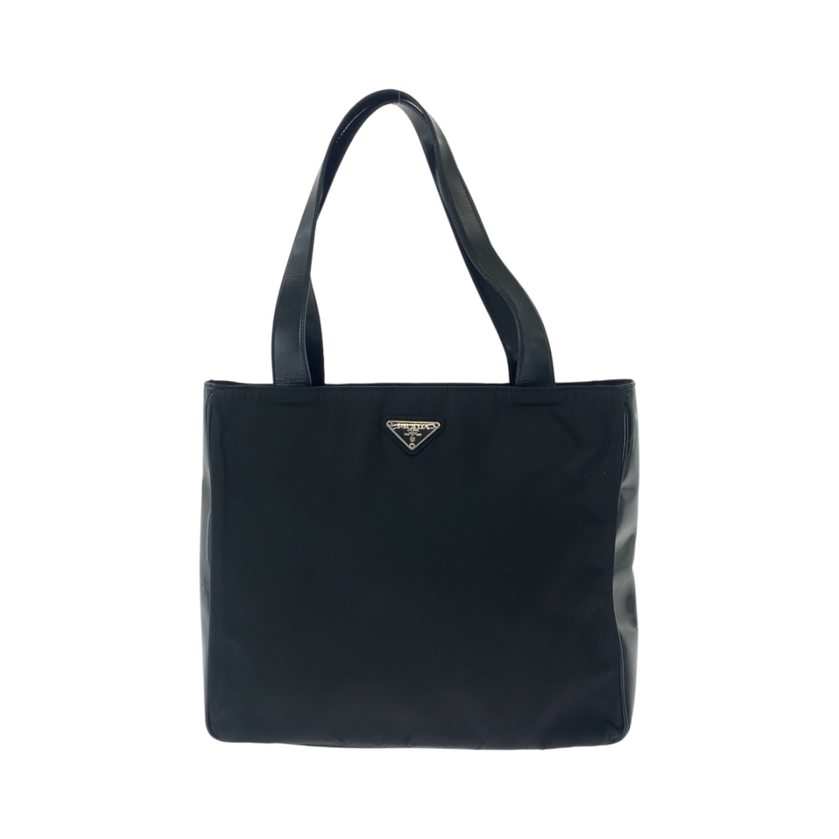 テスート 三角ロゴプレート ブラック 黒 シルバー金具 ナイロン B8375 トートバッグ ショルダーバッグ レディース 501972