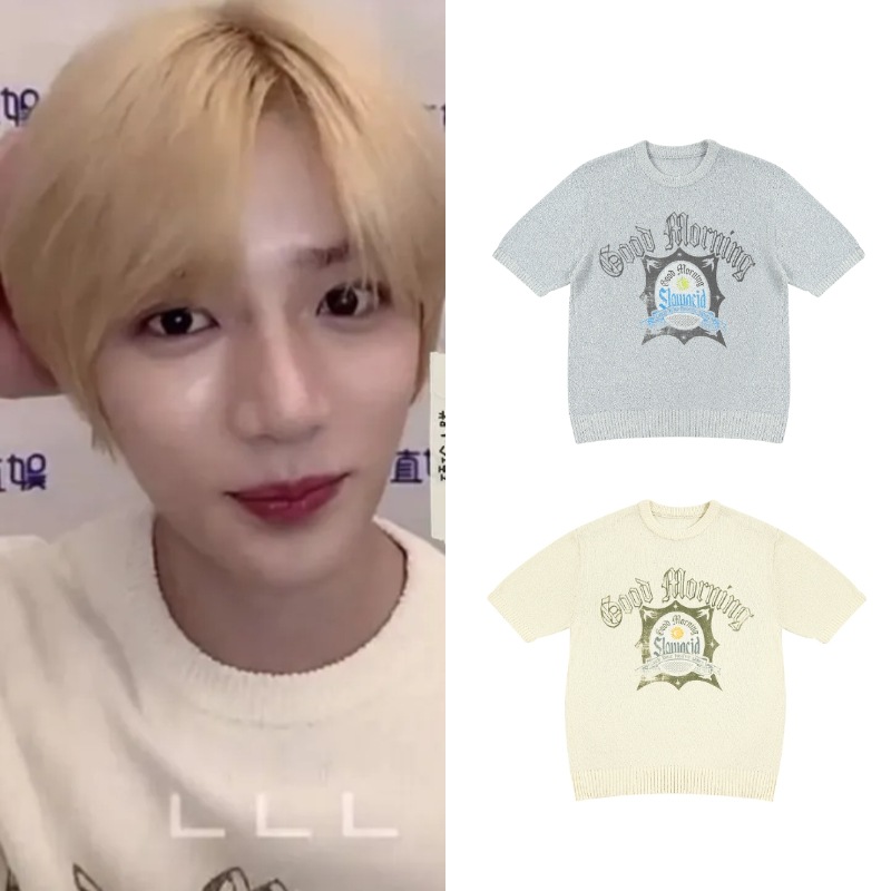 【TXTボムギュ着用】【当店特典付き】SUNRISE SUMMER ニット半袖ニット 11,736円