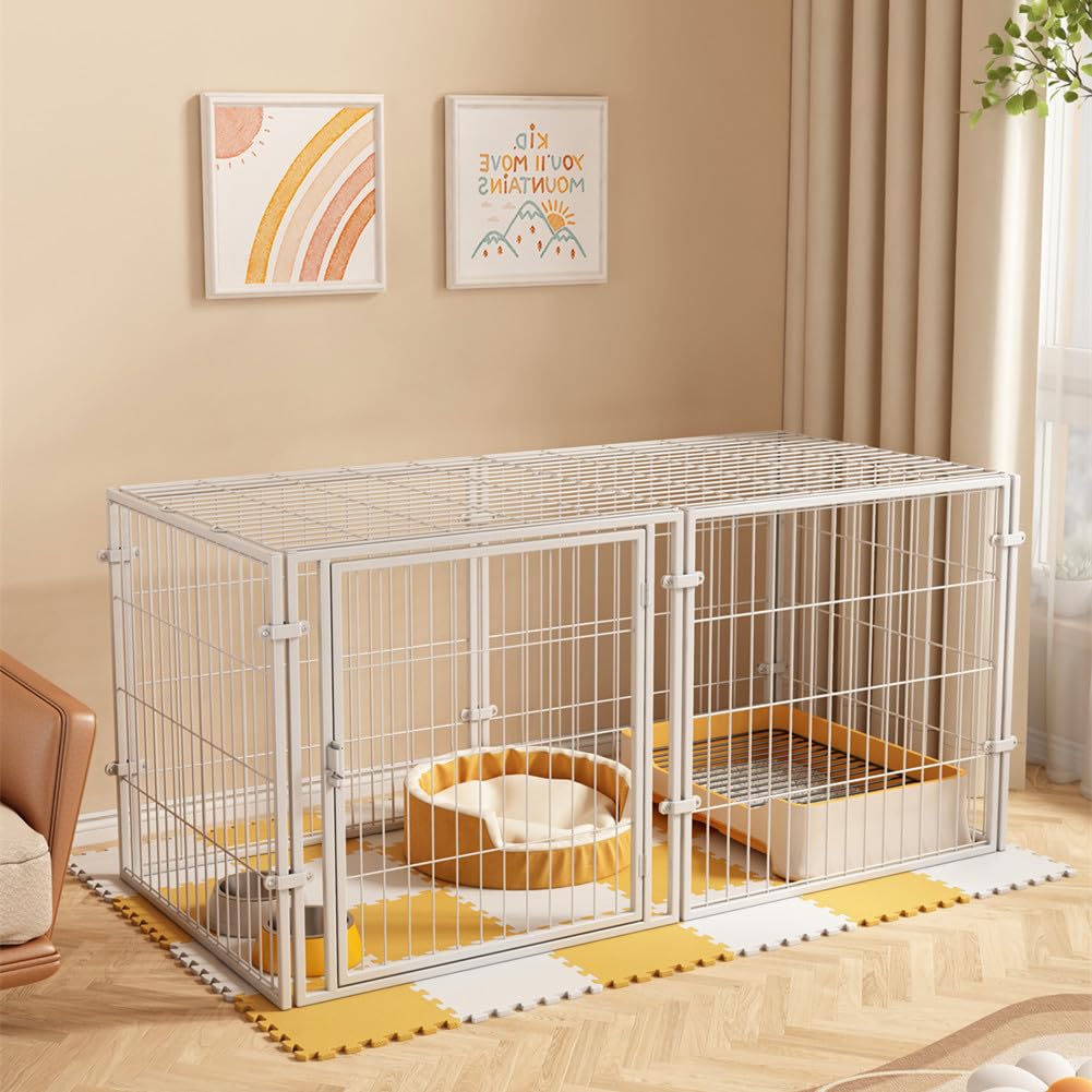 ペット用サークル ドア付 ドッグサークル 犬ケージ 折りたたみ可能 ペットサークル 犬 サークル 室内 ペットフェンス 小中型犬フェンス 室内 屋外 広い ケージ ゲート いぬ ねこ うさぎ ウサギ