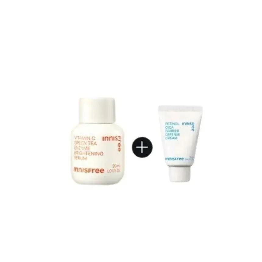 ビタCグリーンティーエンザイムブライトセラム 30ml +レチノールクリーム 15ml